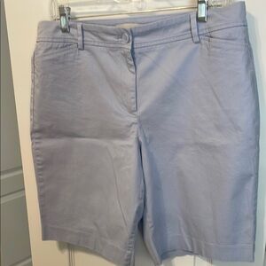 Talbots Women's Periwinkle 10 in inseam shorts